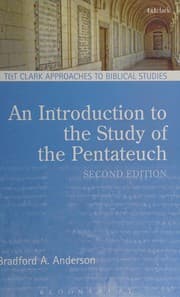 Tapa de Introduction to the Study of the Pentateuch