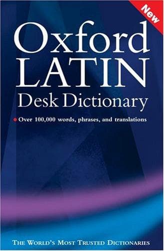 Tapa de Oxford Latin Desk Dictionary