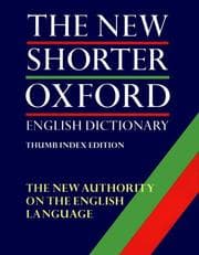 Tapa de The New shorter Oxford English dictionary on historical principles