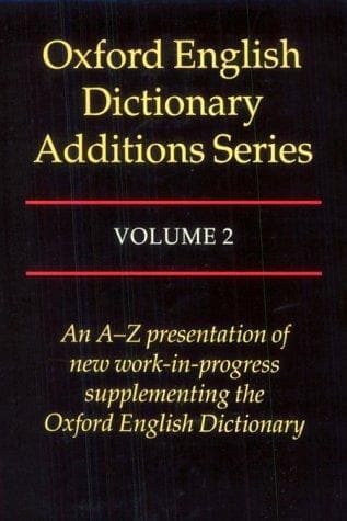 Tapa de Oxford English dictionary