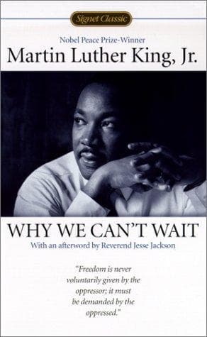 Tapa de Why We Can't Wait (Signet Classics)
