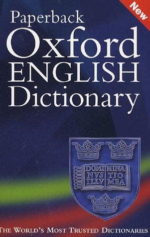 Tapa de Paperback Oxford English Dictionary