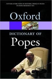Tapa de OXFORD DICTIONARY OF POPES
