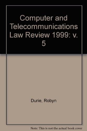 Tapa de Computer and Telecommunications Law Review