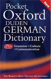 Tapa de Pocket Oxford-Duden German Dictionary