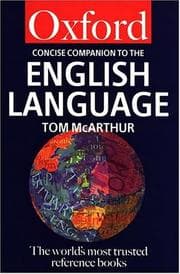 Tapa de The Oxford companion to the English language