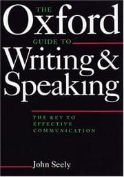 Tapa de The Oxford guide to writing and speaking