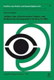 Tapa de Aufsätze zum schweizerischen Urheber- und Medienrecht