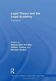 Tapa de Legal theory and the legal academy