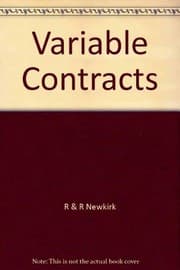 Tapa de Variable Contracts