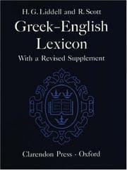 Tapa de A Greek-English Lexicon