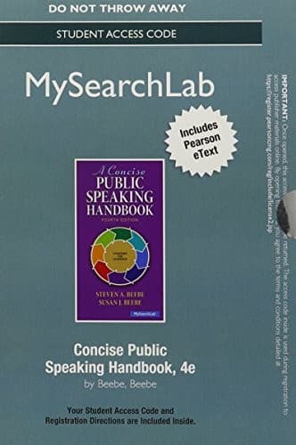 Tapa de Concise Public Speaking Handbook