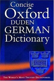 Tapa de The Concise Oxford-Duden German dictionary