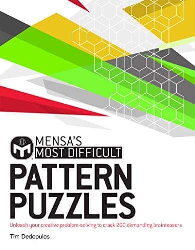 Tapa de Mensa's Most Difficult Pattern Puzzles