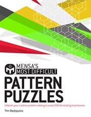 Tapa de Mensa's Most Difficult Pattern Puzzles
