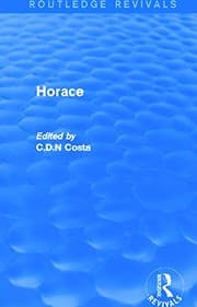 Tapa de Horace (Routledge Revivals)