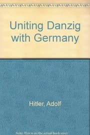 Tapa de Uniting Danzig with Germany