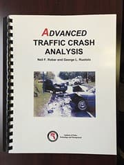 Tapa de Advanced traffic crash analysis