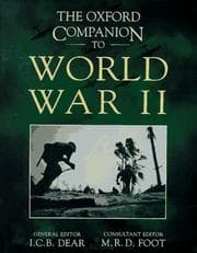 Tapa de The Oxford companion to the Second World War