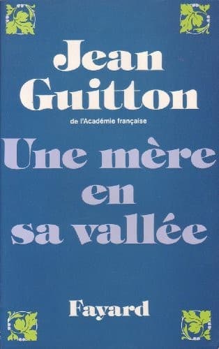 Tapa de Une mère en sa vallée
