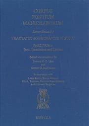 Tapa de Tractatus Manichaicus Sinicus