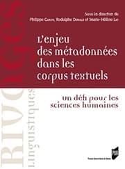 Tapa de L'enjeu des métadonnées dans les corpus textuels