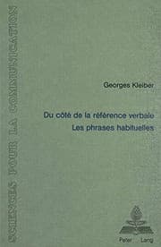 Tapa de Du côté de la référence verbale