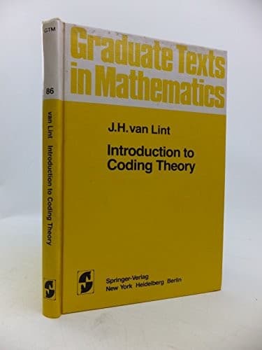 Tapa de Introduction to coding theory