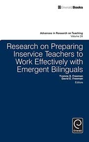 Tapa de Research on Preparing Inservice Teachers to Work Effectively with Emergent Bilinguals