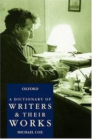Tapa de A Dictionary of Writers and Their Works
