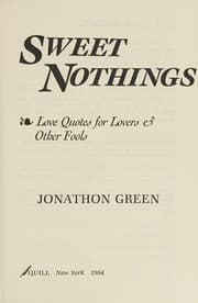 Tapa de Sweet nothings