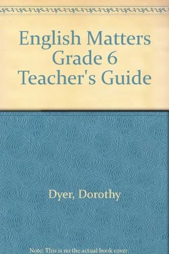 Tapa de English Matters Grade 6