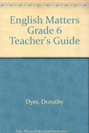 Tapa de English Matters Grade 6
