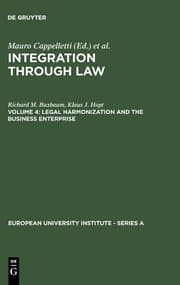 Tapa de Legal harmonization and the business enterprise