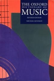 Tapa de The Oxford dictionary of music