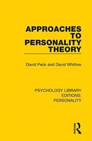 Tapa de Approaches to Personality Theory