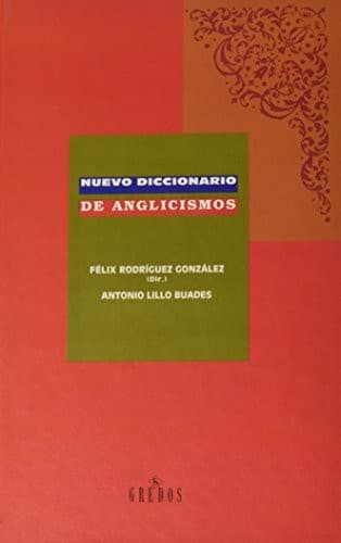 Tapa de Diccionario de anglicismos