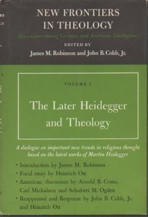 Tapa de Later Heidegger and theology
