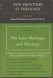 Tapa de Later Heidegger and theology