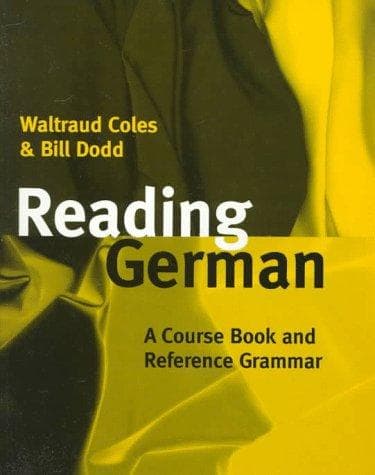 Tapa de Reading German