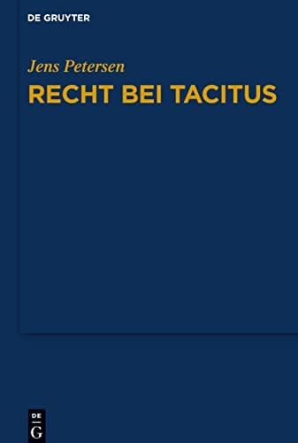 Tapa de Recht Bei Tacitus