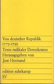 Tapa de Von deutscher Republik, 1775-1795