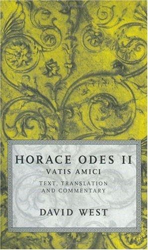 Tapa de Horace Odes II
