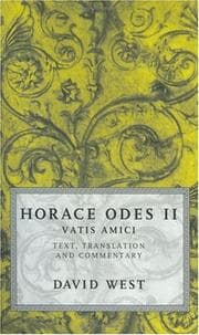 Tapa de Horace Odes II