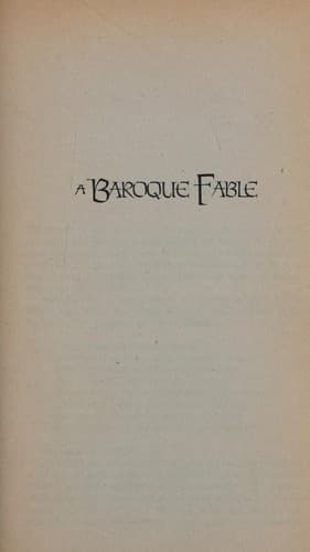 Tapa de Baroque Fable