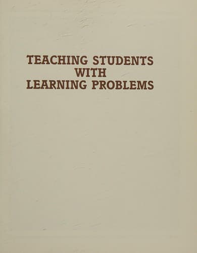 Tapa de Teaching students with learning problems