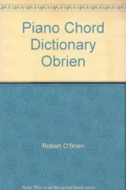 Tapa de Piano Chord Dictionary Obrien