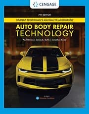 Tapa de Tech Manual for Uhrina/Duffy/Beaty's Auto Body Repair Technology