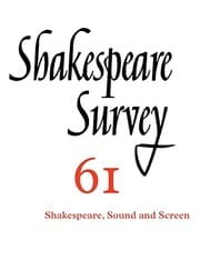 Tapa de Shakespeare, Sound and Screen
