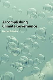 Tapa de Accomplishing Climate Governance